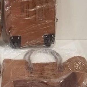 Classic brown ladies Bella Russo carry on luggage set